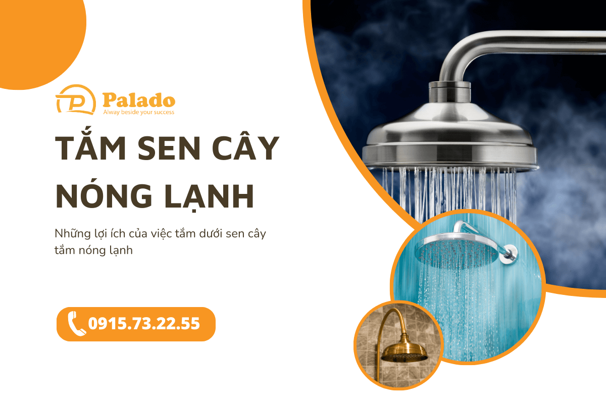 Những lợi ích của việc tắm dưới sen cây tắm nóng lạnh