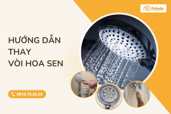 Thay đầu vòi hoa sen Hướng dẫn cách thay đơn giản tại nhà (1)