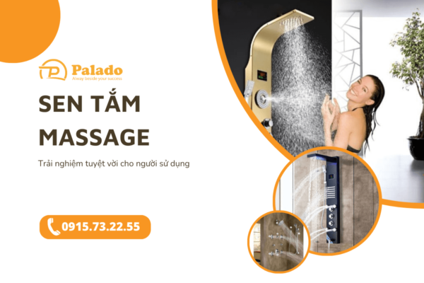 Trải nghiệm tuyệt vời cùng sen tắm massage