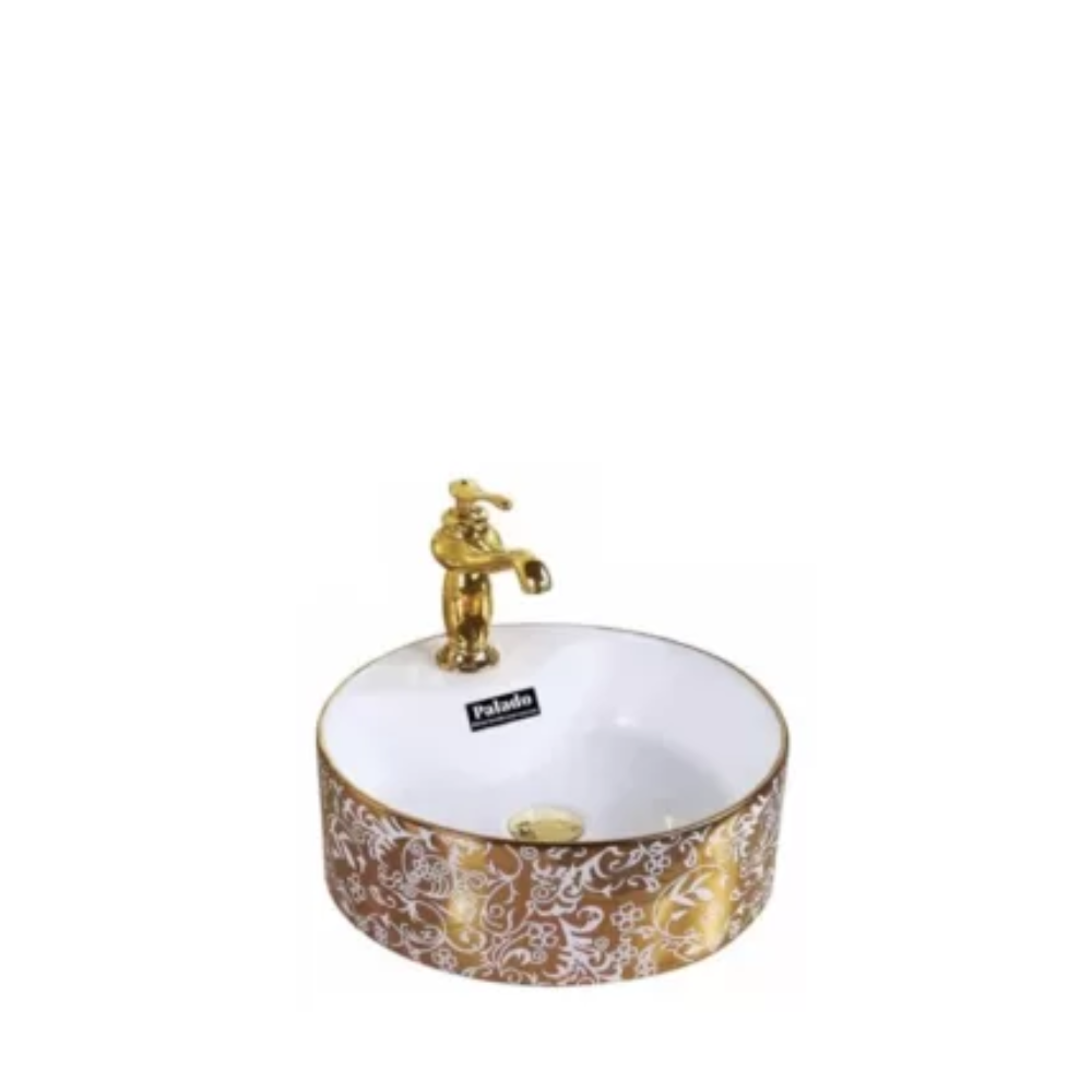 Chậu có hình chữ nhật và thiết kế dương bàn, cho phép bạn đặt nó trên bề mặt hoặc bàn trong không gian phòng tắm một cách tiện lợi.