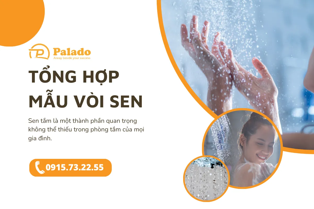 Tổng hợp các mẫu vòi sen phổ biến trên thị trường hiện nay