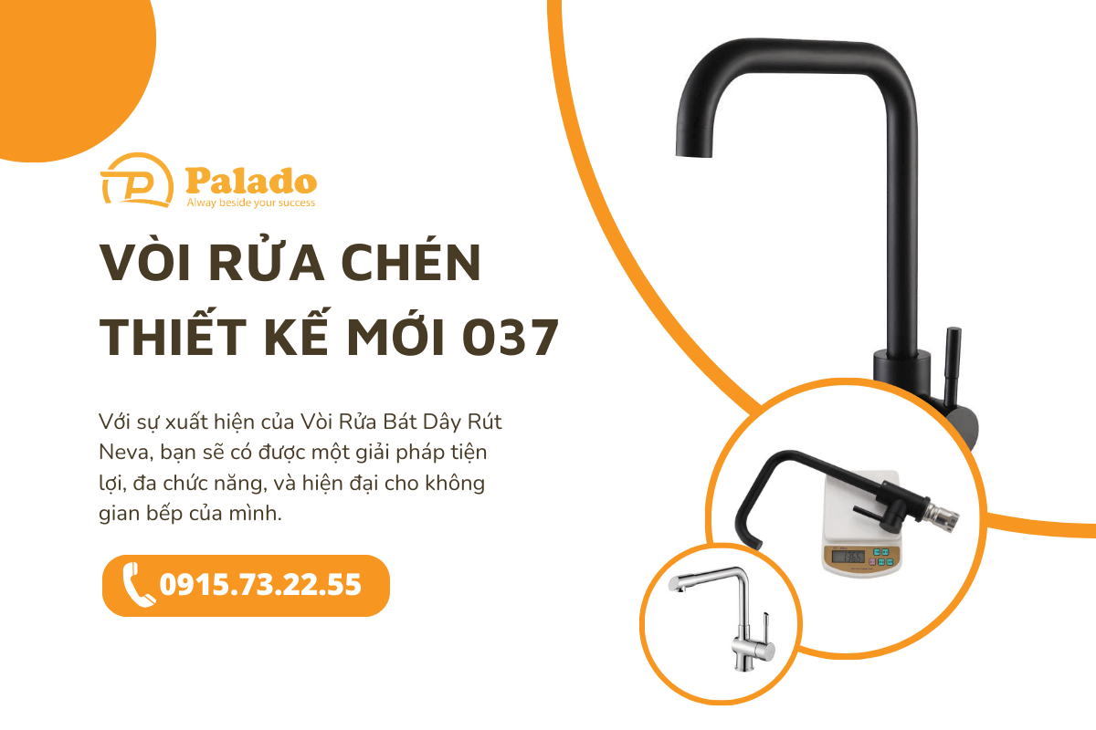 VÒI RỬA CHÉN THIẾT KẾ MỚI 037