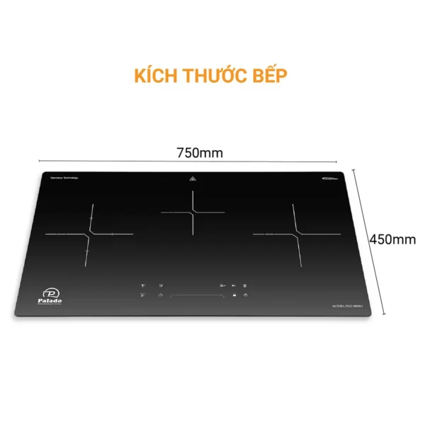 Bếp 3 vùng PLD 6688I 1200 x 1200 6