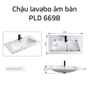 Chậu PLD669B 1200 x 1200 4