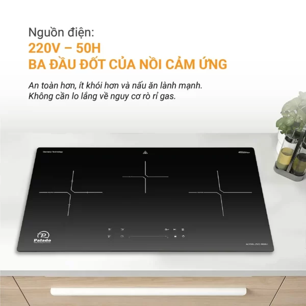 Thông số 2 Bếp 3 vùng PLD 6688J 1200 x 1200