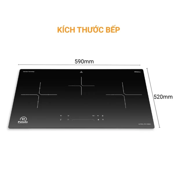 Thông số 7 Bếp 3 vùng PLD 6688J 1200 x 1200