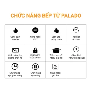 Thông số Chức năng Bếp từ đôi 6688C 1200 x 1200