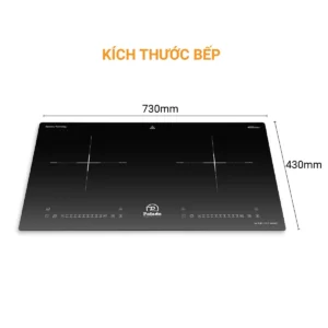 Thông số Kích thước Bếp từ đôi PLD 6688D 1200 x 1200