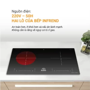 Thông số Nguồn điện Bếp đôi hồng ngoại điện từ PLD 6688G 1200 x 1200