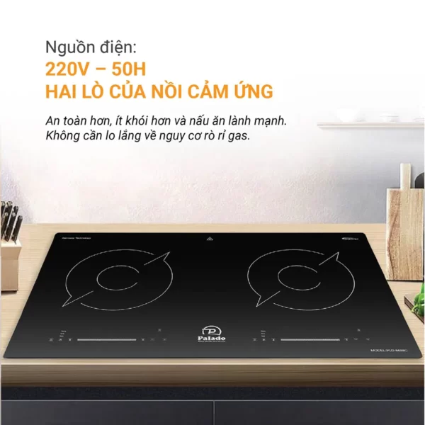 Thông số Nguồn điện Bếp từ đôi 6688C 1200 x 1200