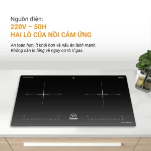 Thông số Nguồn điện Bếp từ đôi PLD 6688D 1200 x 1200