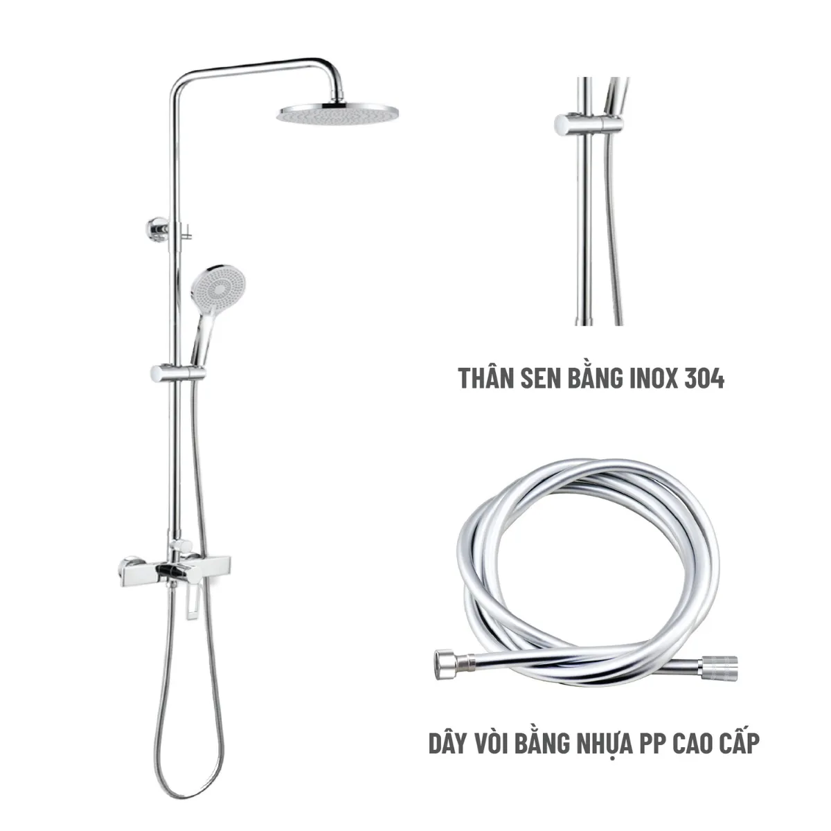 Sen cây Palado PLD902H (2) Chất liệu của sen cây Palado PLD902H