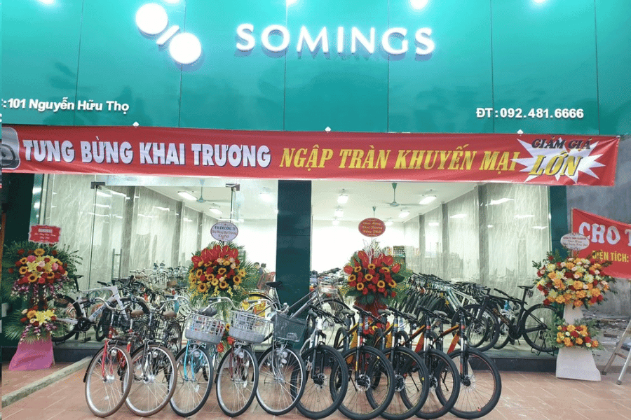Danh sách các Showroom của xe đạp Somings