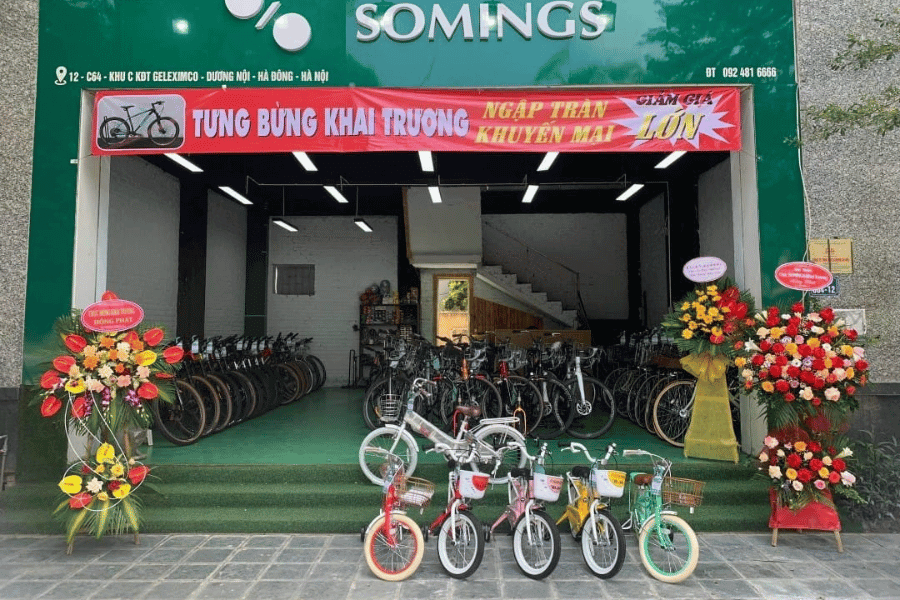 Danh sách các Showroom của xe đạp Somings
