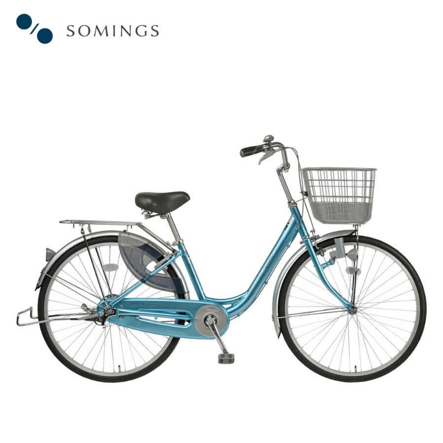 Mẫu xe đạp mini Nhật WEA 2611 màu xanh