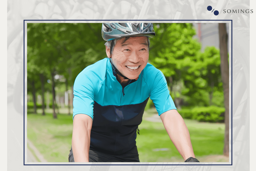 Lợi ích của việc người cao tuổi đi xe đạp hàng ngày Lợi ích của việc đạp xe là giảm nguy cơ mắc bệnh Parkinson và tác động tích cực đến tim mạch