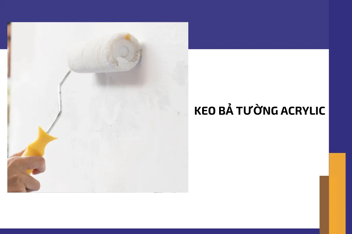 hình ảnh keo bả tường acrylic