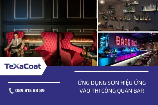 sơn hiệu ứng quán bar 4