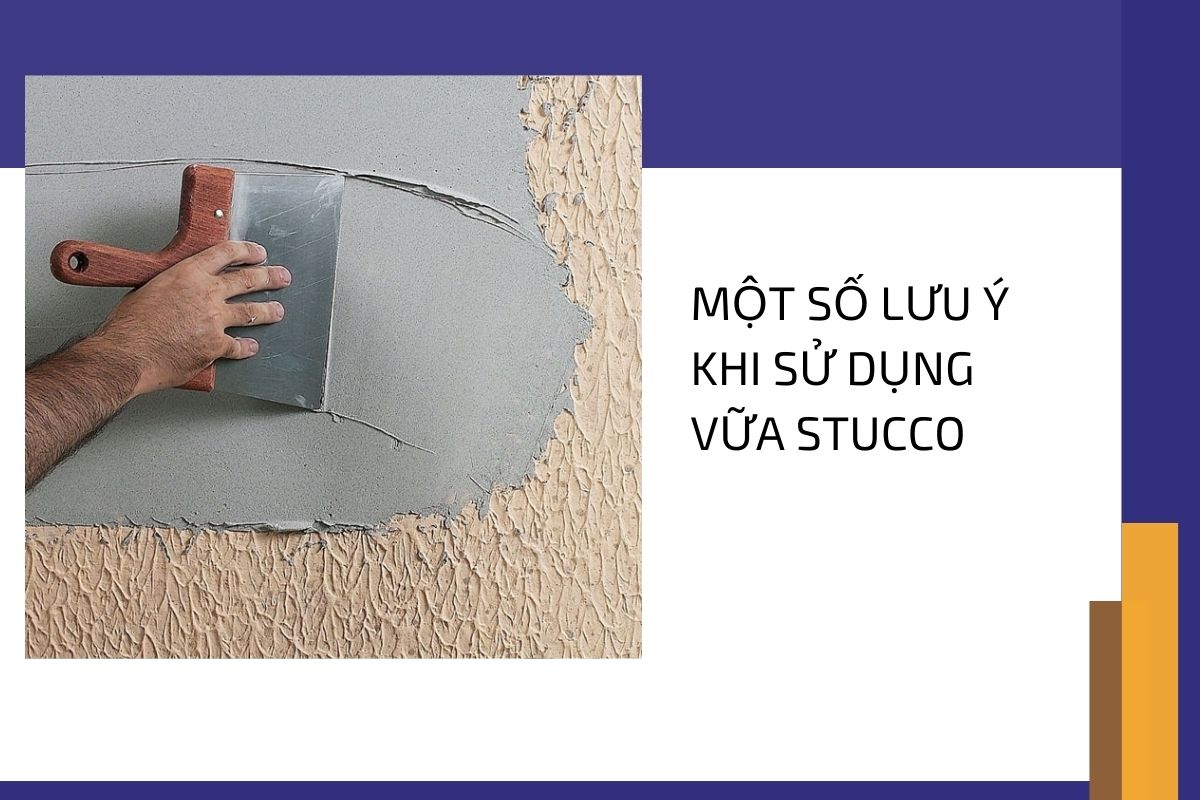 Thành phần của vữa Stucco: Liệu có an toàn với người sử dụng?