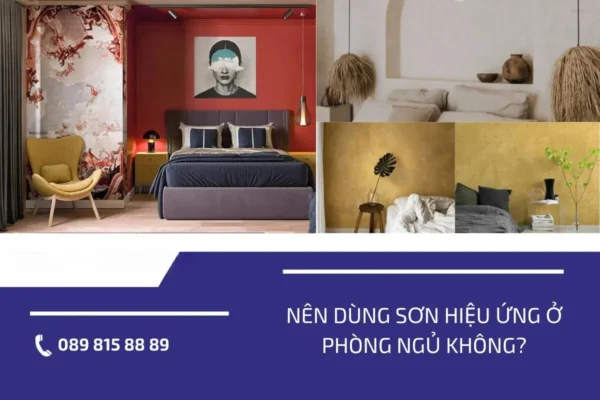 Nên dùng sơn hiệu ứng ở phòng ngủ không?