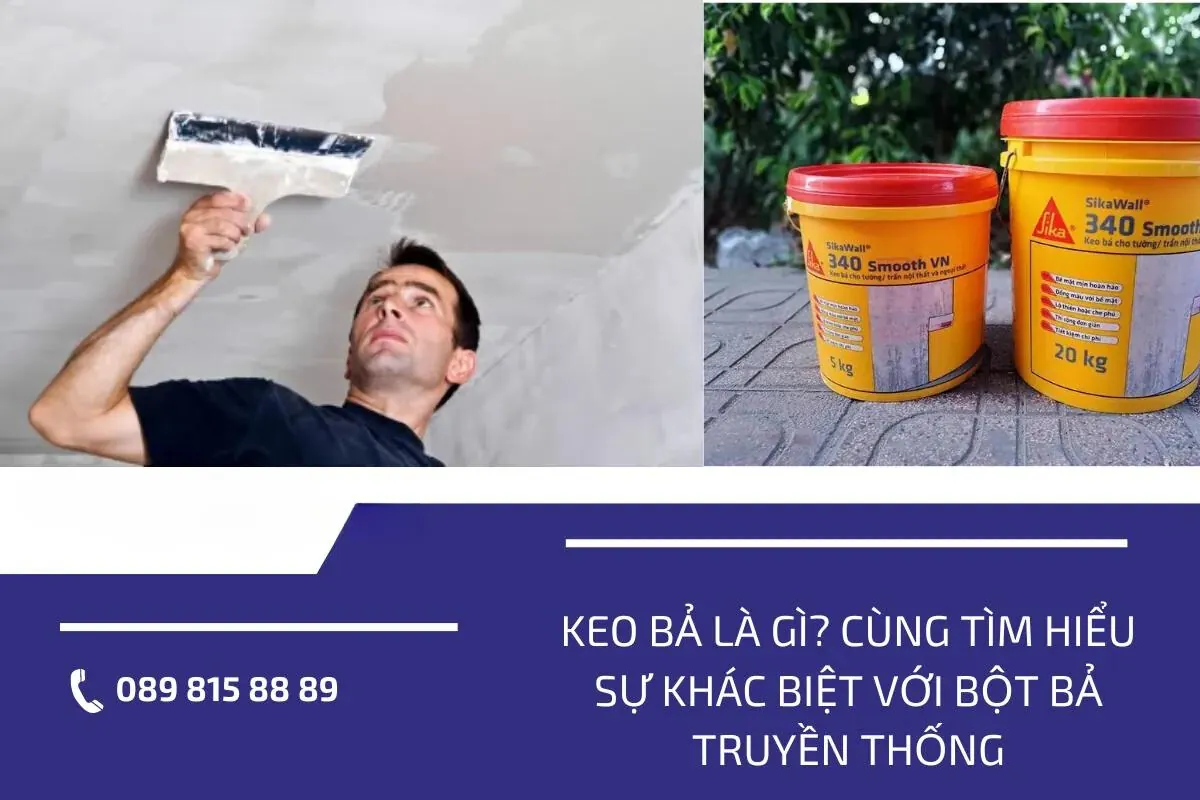 Keo bả là gì? Cùng tìm hiểu sự khác biệt với bột bả truyền thống