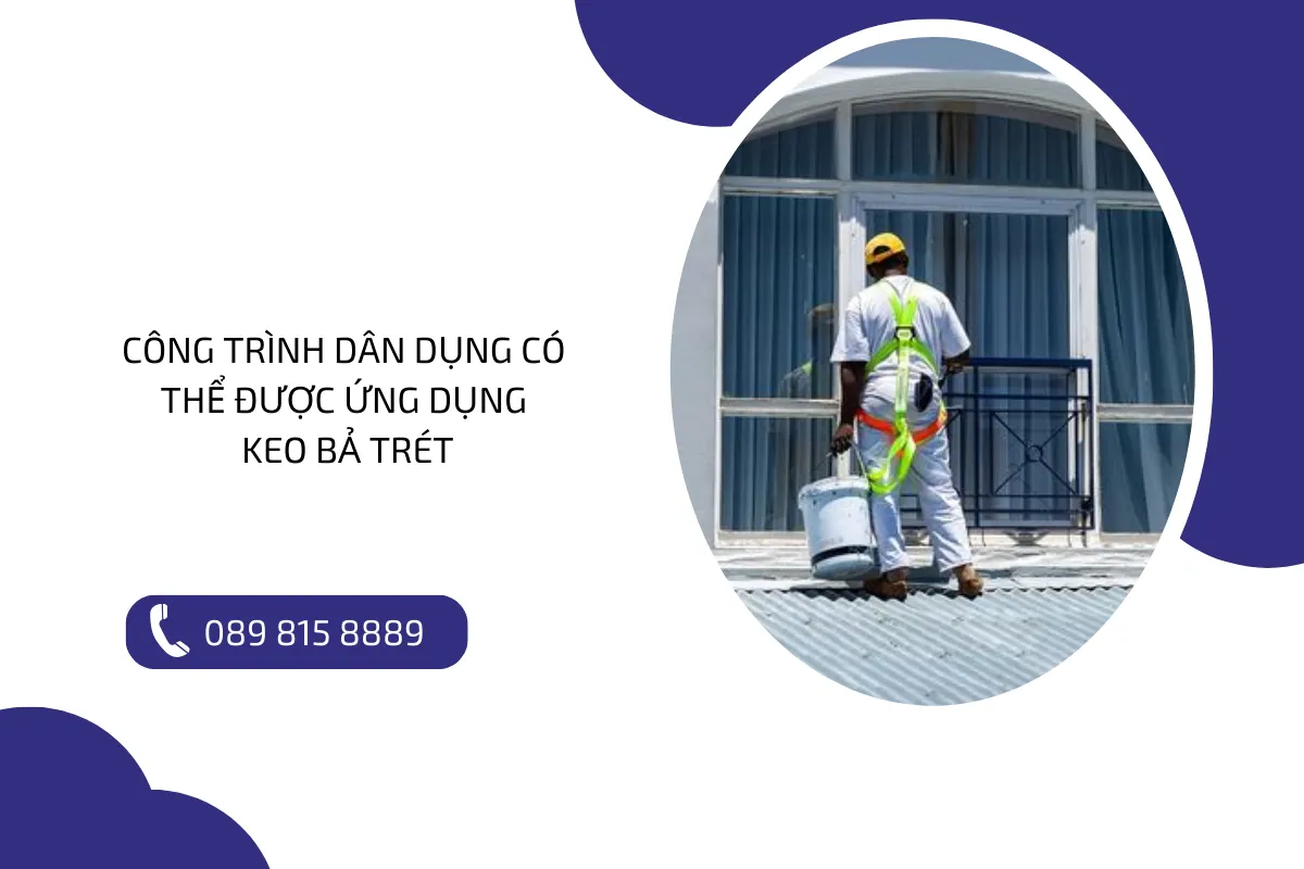 Các loại công trình nên sử dụng keo bả đa năng thay vữa truyền thống.