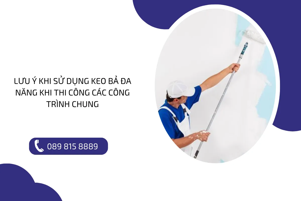 Công trình công nghiệp cũng được ứng dụng keo bả tường đa năng.