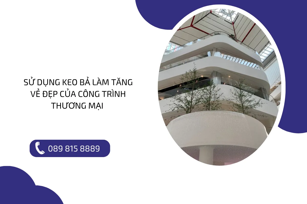 Công trình dân dụng có thể được ứng dụng keo bả trét.