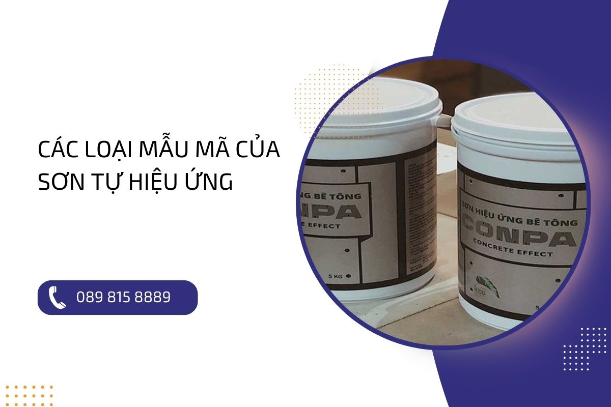 Khám phá sự đa dạng về mẫu mã của sơn tự hiệu ứng