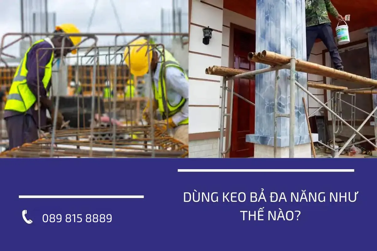 Dùng keo bả đa năng như thế nào?