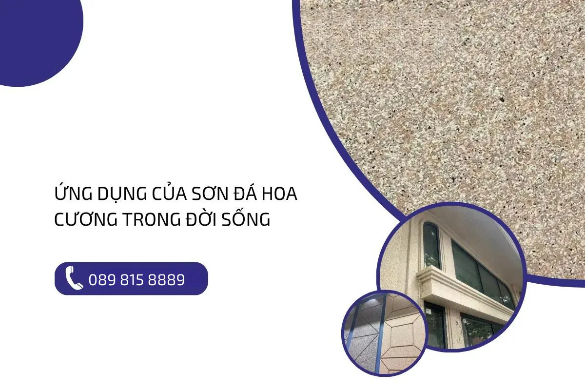 Ứng dụng của sơn đá hoa cương trong đời sống