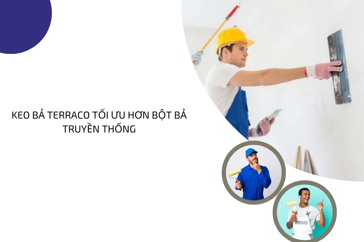 Keo bả Handycoat tối ưu hơn bột bả truyền thống. Keo bả Handycoat tối ưu hơn bột bả truyền thống.