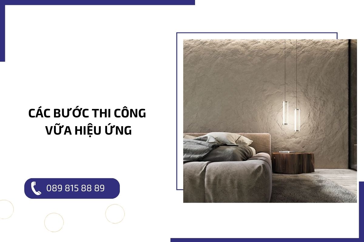 Các bước thi công vữa truyền thống