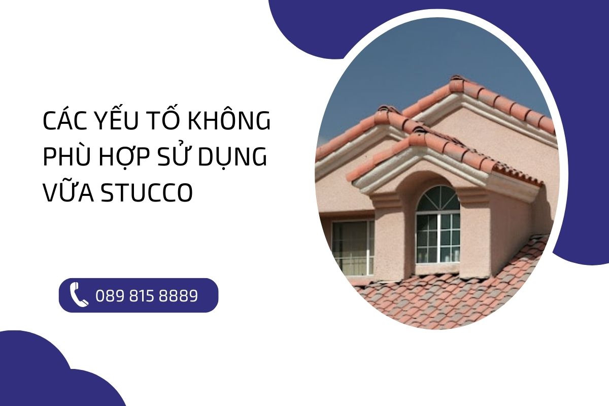 Khám phá các loại công trình phù hợp sử dụng vữa Stucco