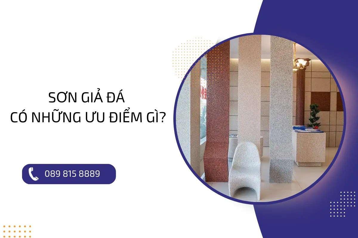 Sơn giả đá có những ưu điểm gì?