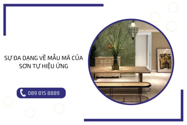 Sự đa dạng về mẫu mã của sơn tự hiệu ứng