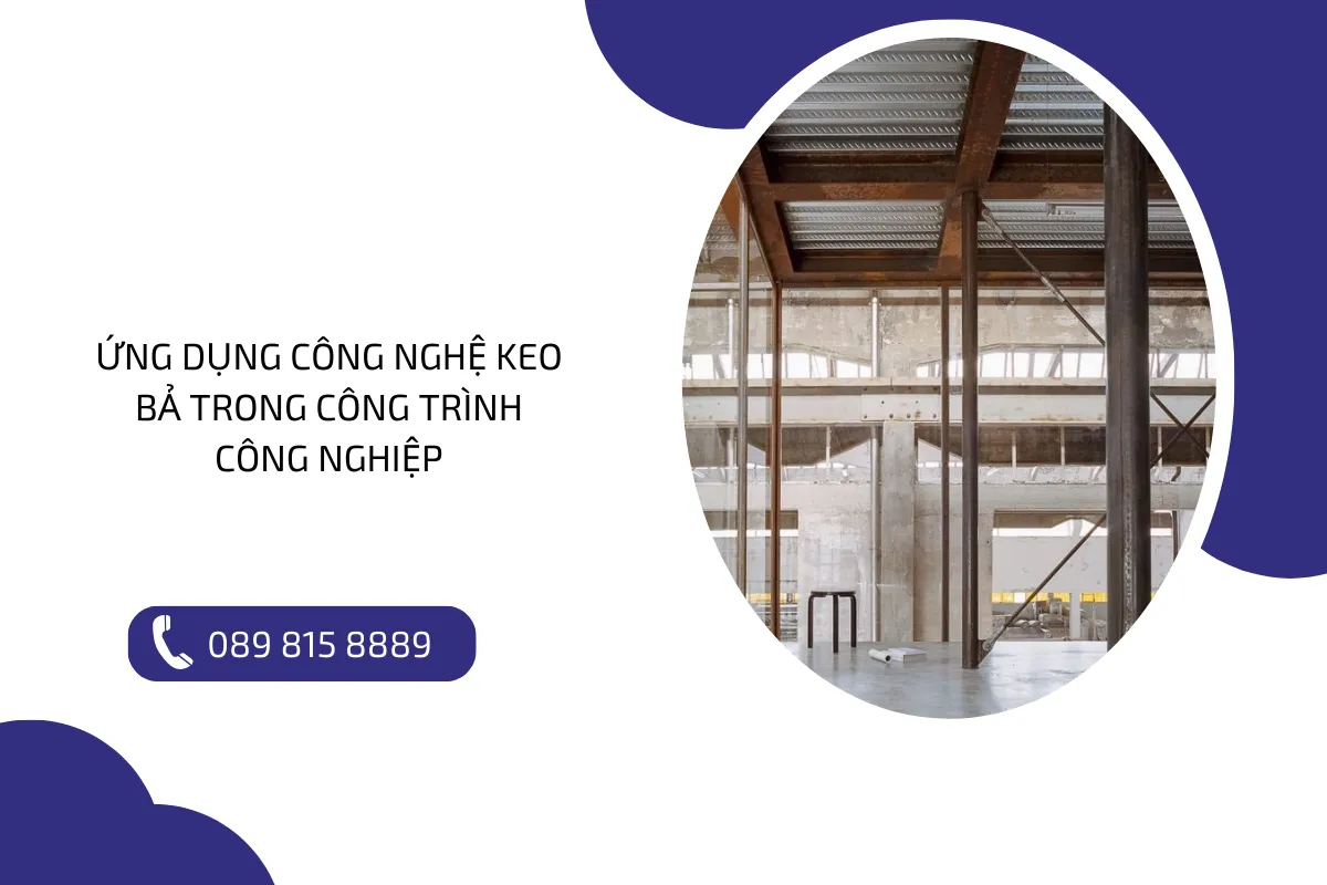 Ứng dụng công nghệ keo bả trong công trình công nghiệp.