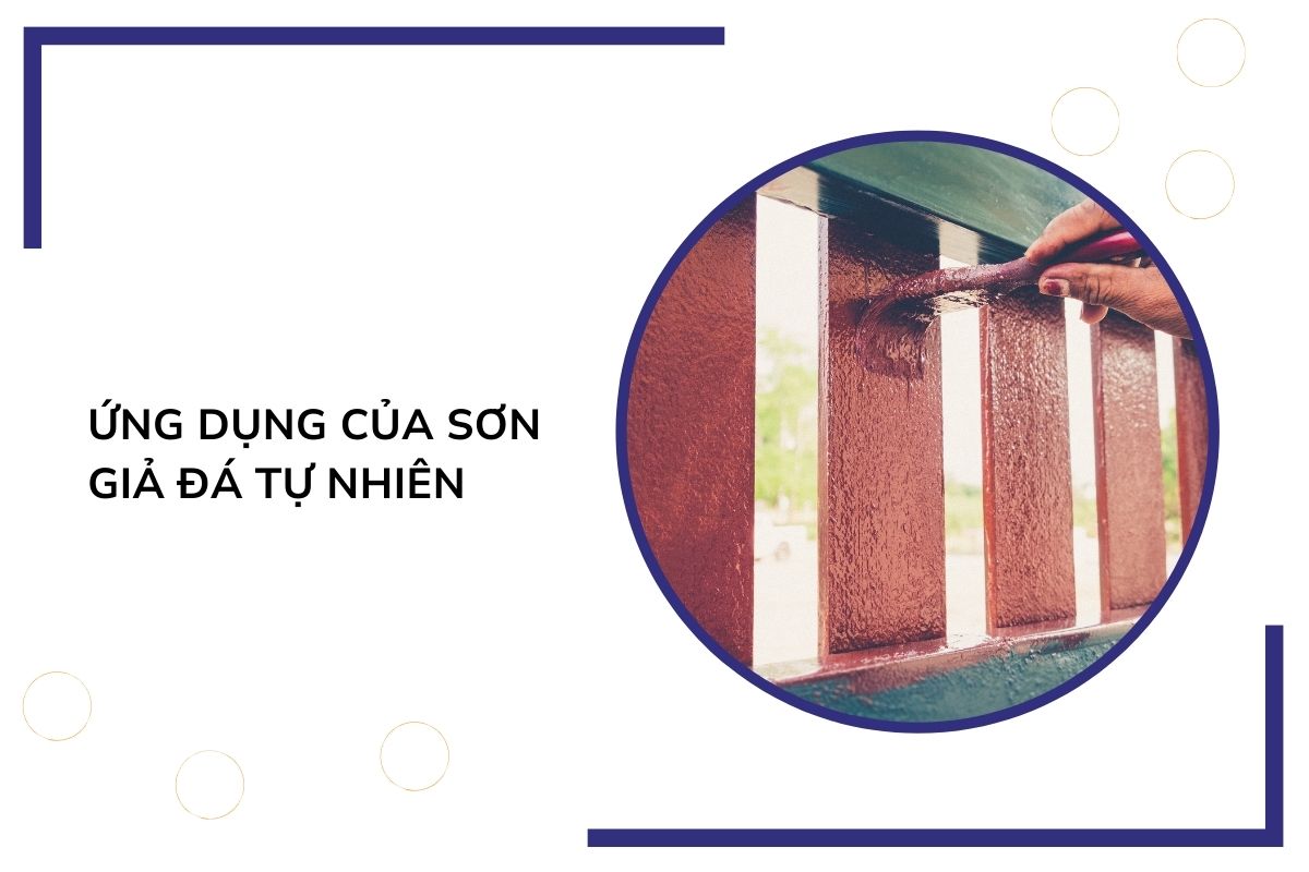 Ứng dụng của sơn giả đá tự nhiên