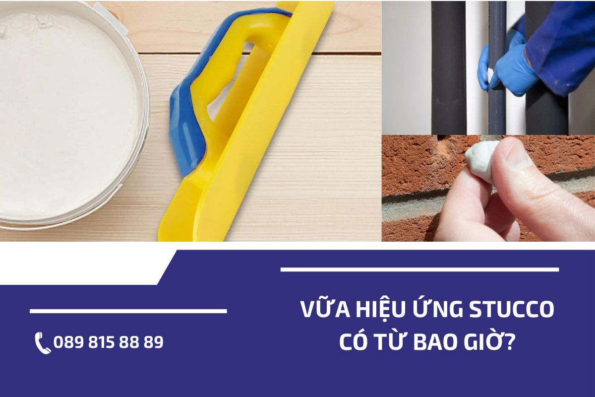 Vữa hiệu ứng Stucco có từ bao giờ?