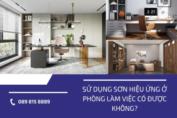 sử dụng sơn hiệu ứng 1