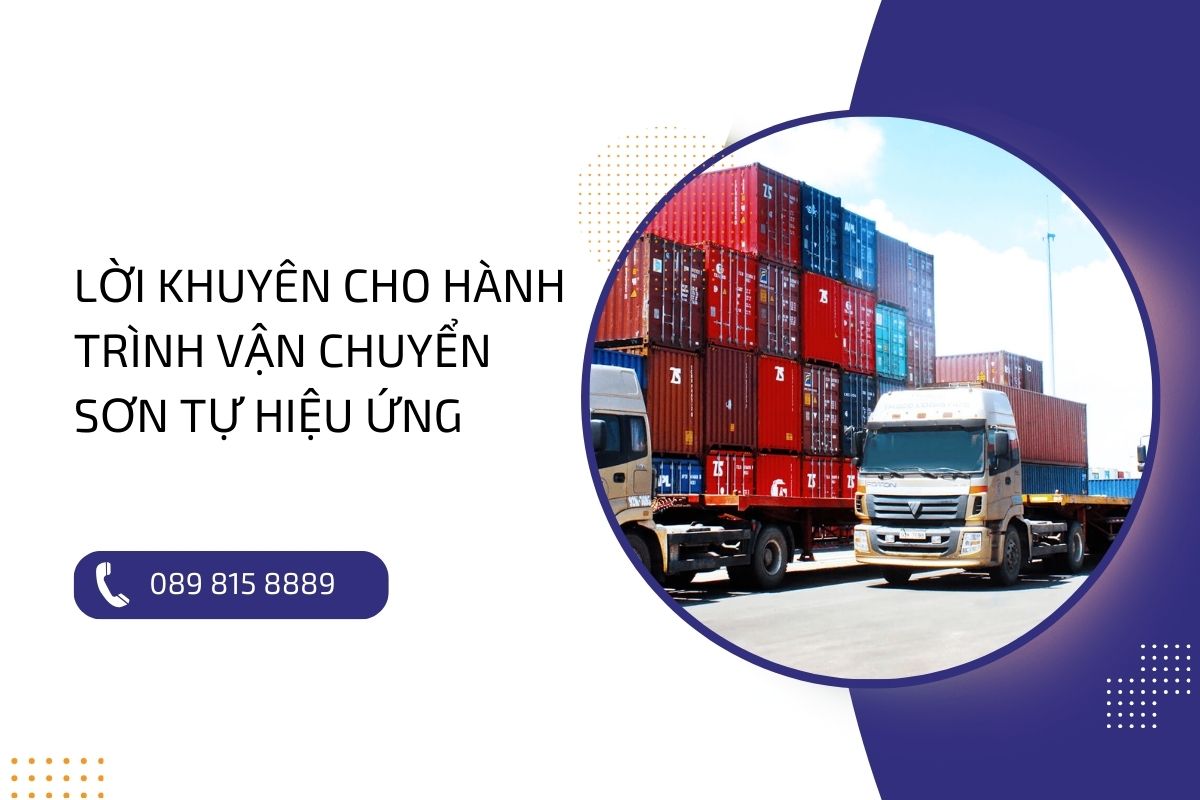 Cách vận chuyển sơn tự hiệu ứng đảm bảo chất lượng sản phẩm