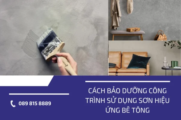 bảo dưỡng sơn hiệu ứng bê tông 4