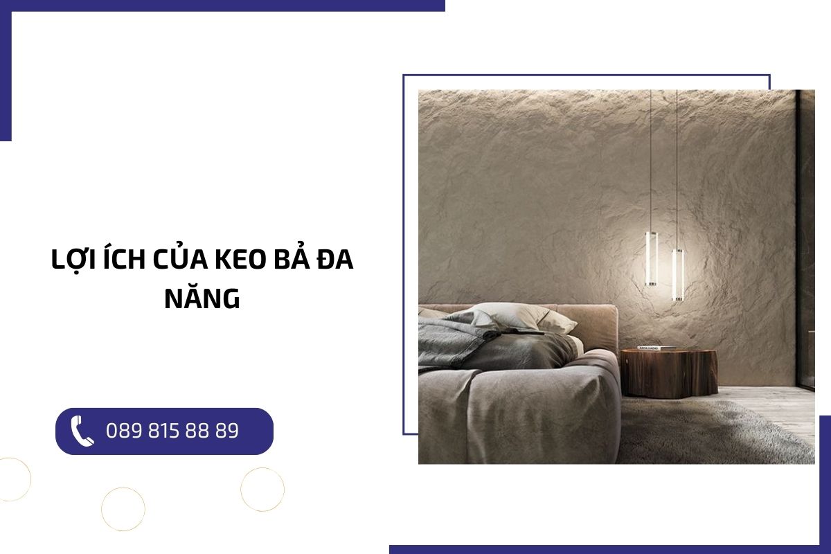 Lợi ích của keo bả đa năng