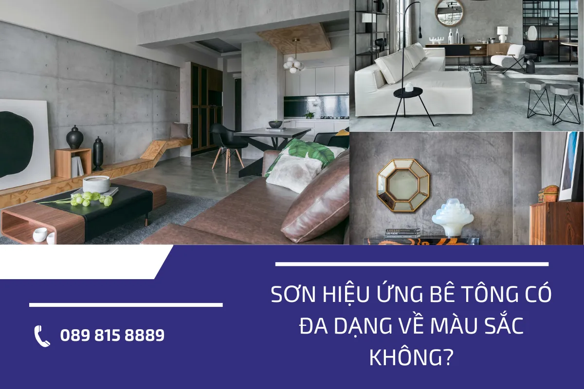 màu sắc sơn hiệu ứng bê tông 4