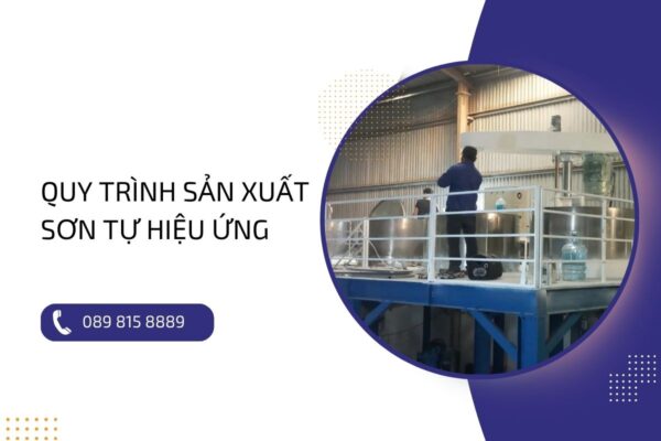 Quy trình sản xuất sơn tự hiệu ứng: Từ nguyên liệu đến thành quả