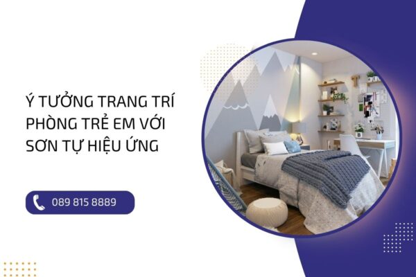 Bật mí những ý tưởng trang trí độc đáo với sơn tự hiêu ứng