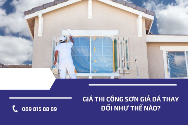 Giá thi công sơn giả đá thay đổi như thế nào