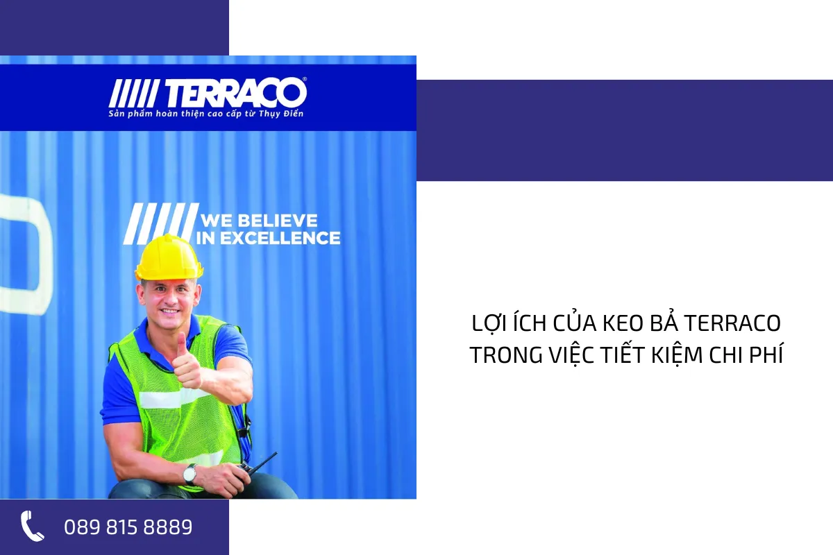 Lợi ích của keo bả Terraco trong việc tiết kiệm chi phí. Lợi ích của keo bả Terraco trong việc tiết kiệm chi phí.