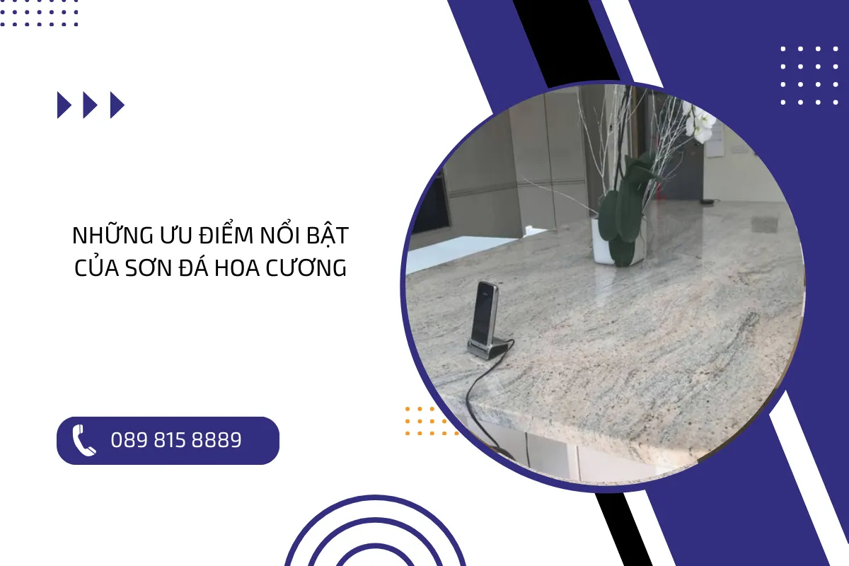 Những ưu điểm nổi bật của sơn đá hoa cương.