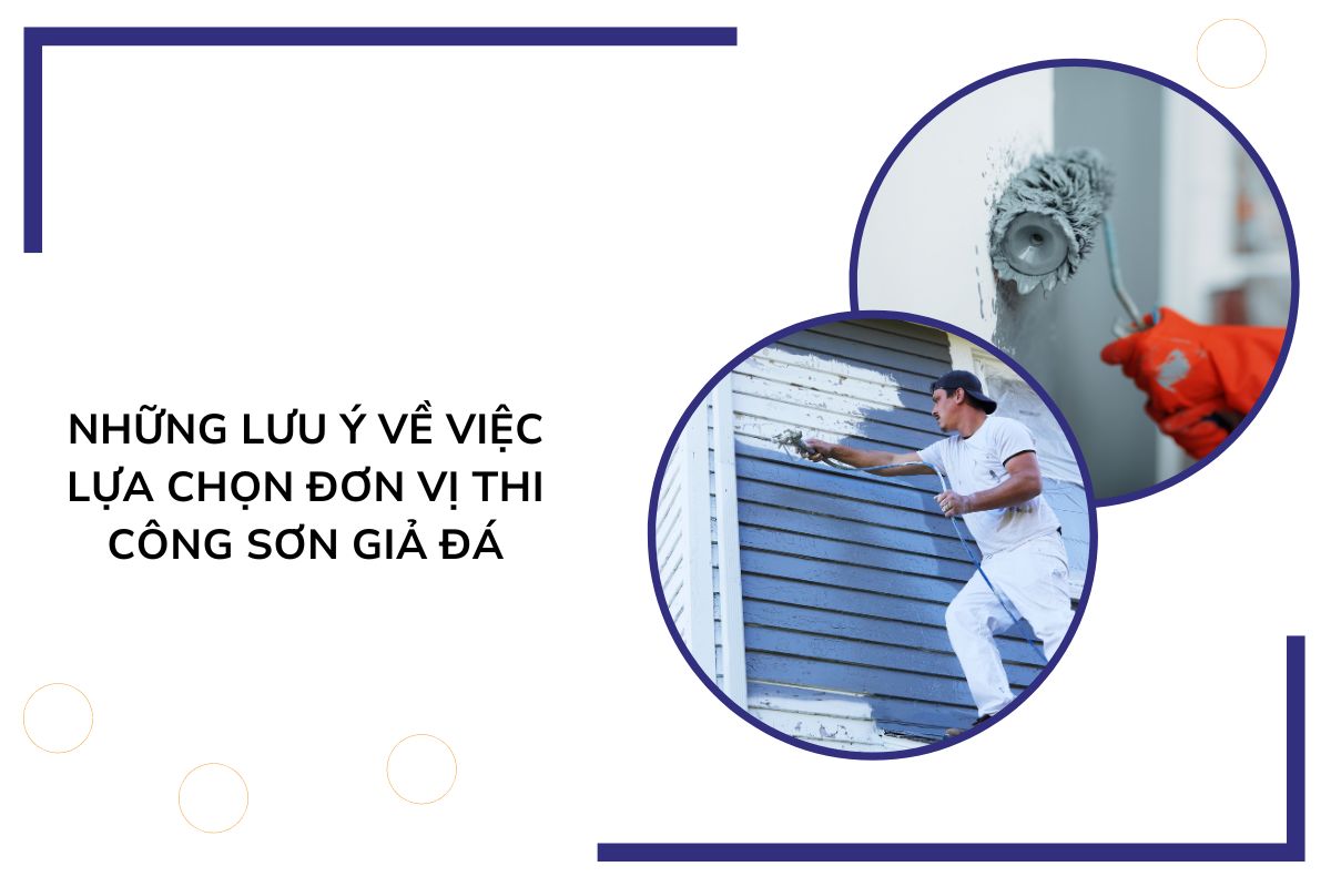 Những lưu ý về việc lựa chọn đơn vị thi công sơn giả đá